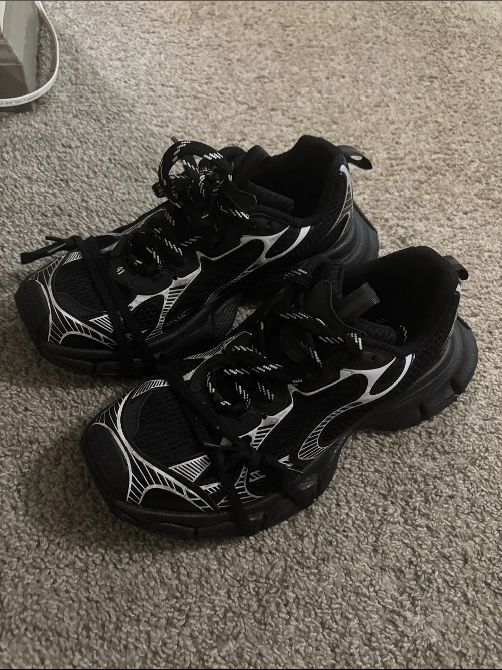 Balenciaga Black and White 3xl Shoe